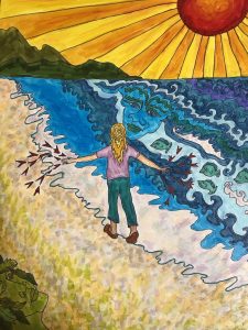 painting: Walking the Line between Oceanic Consciousness and the Sands of Multiplicity