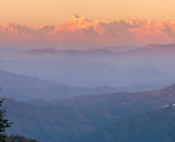 Photo: Himalayas from India