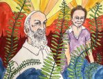 painting: David and Shoshana