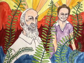 painting: David and Shoshana