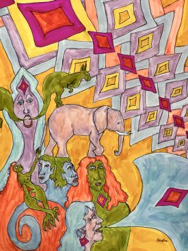 painting: Diamond Dreams