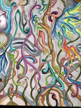 painting: Ghosting in Color