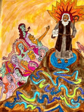 painting: Moses and the Mixed Multitudes