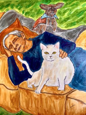painting: Nap Time