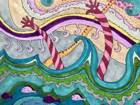 painting: Seussian Seascape
