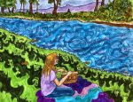 painting: Shruti on the Pecos