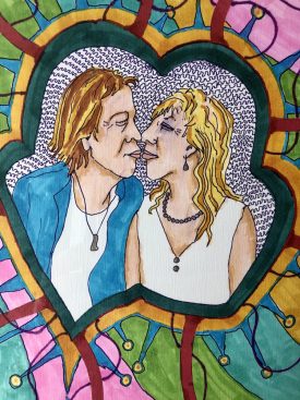 painting: The Kiss