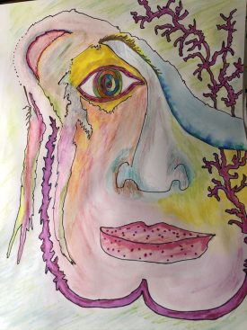 painting: True Face Showing