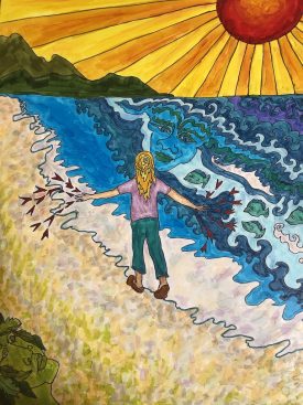 painting: Walking the Line between Oceanic Consciousness and the Sands of Multiplicity