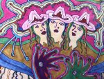 painting: Women of Wonder by the River