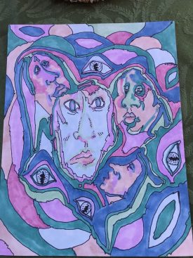 painting: Faces Within