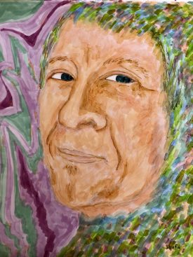 painting: My Own Green Man