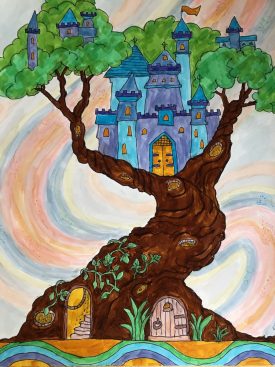 painting: Tree-Castle
