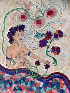 painting: Hummingbird Magic
