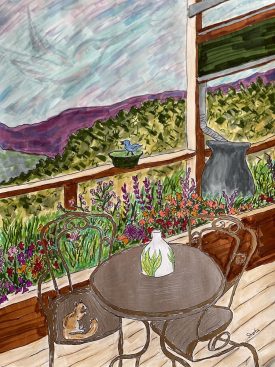 Painting: Porch Heaven