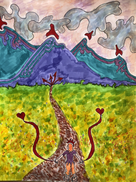 painting: Walking in Beauty