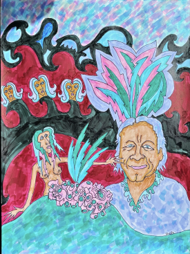 painting: Beach Shaman