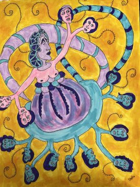painting: Goddess of Multiplicity