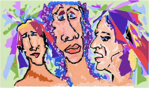painting: A Disturbing Conversation