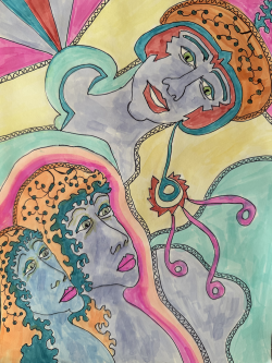 Painting: Faces of Celebration